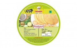 Trendy Foods & Spices Panipuri Khakhra   Pack  200 grams
